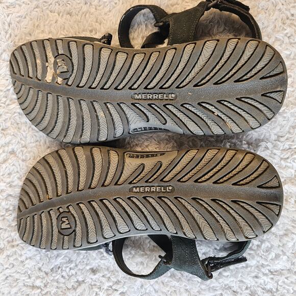 Merrell Women Violotta Sport Walking Strappy‎ Sandals Size 10 Comfort Black - Picture 5 of 6